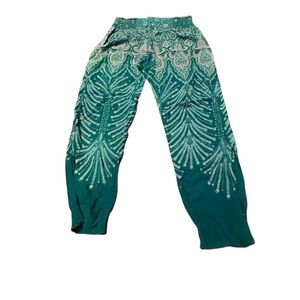 O’neill Teal Patterned Pants size small